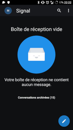 Inbox Zero sur Signal