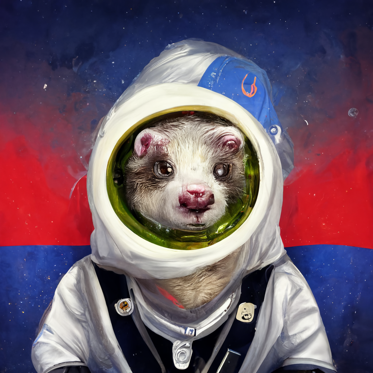 alcoholic ferret astronaut