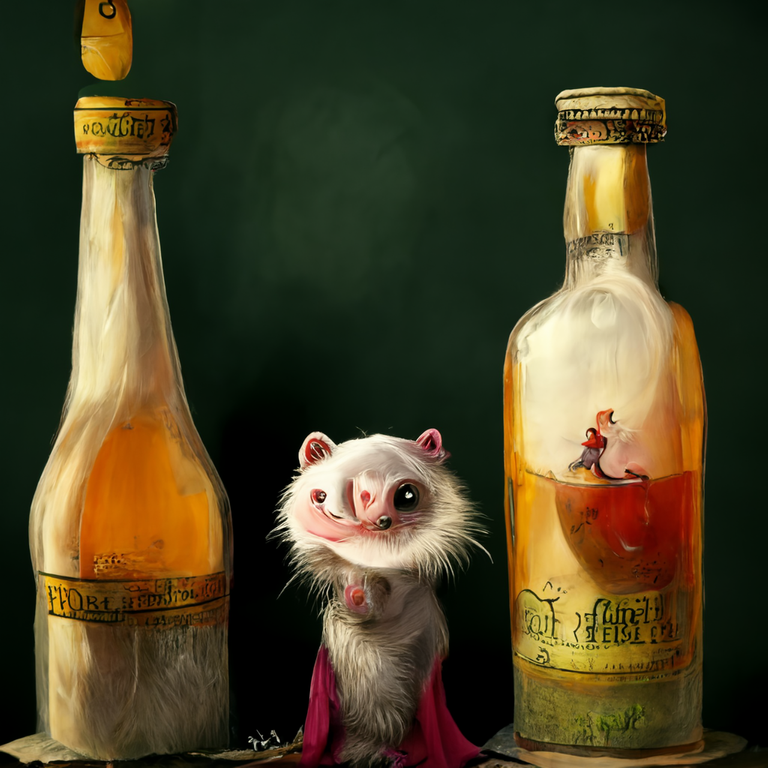 fairy tale alcoholic ferret