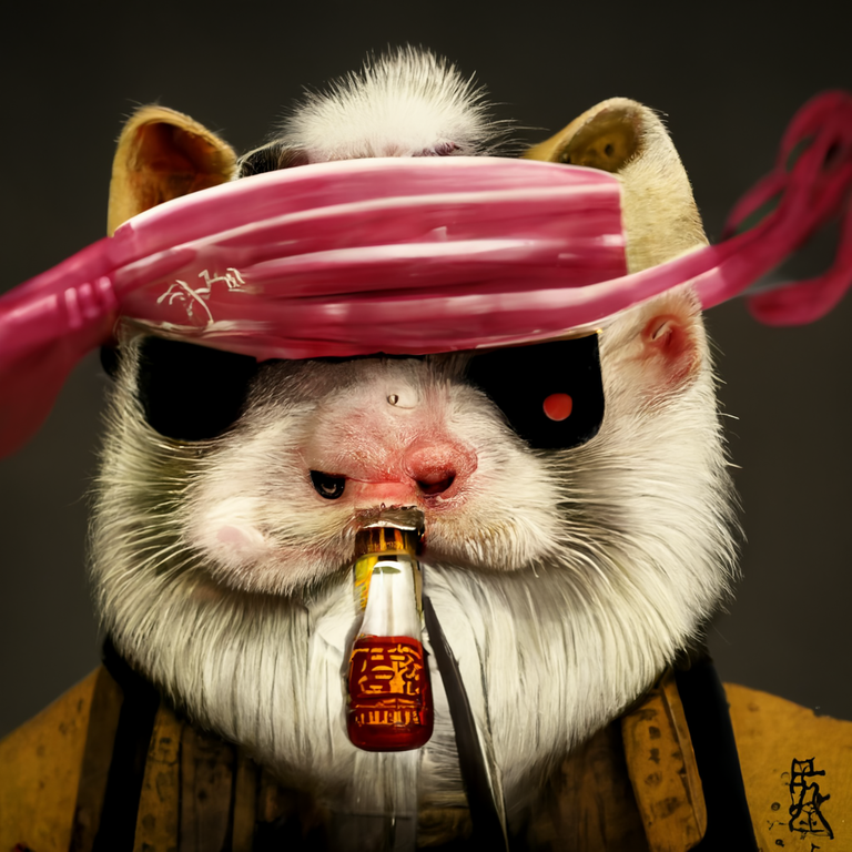 Alcohol samurai ferret