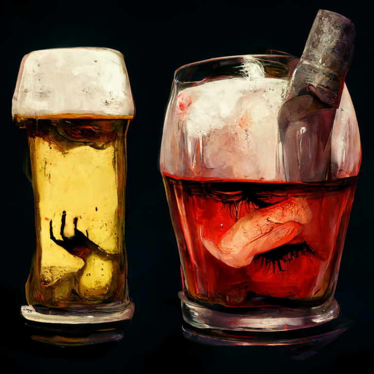 prompt: alcoholic