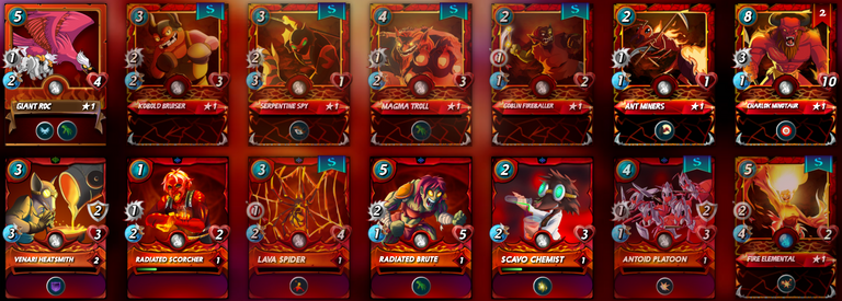 Fire Splinter Cards Part One