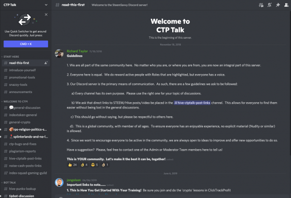 CTPTalk Discord Capture