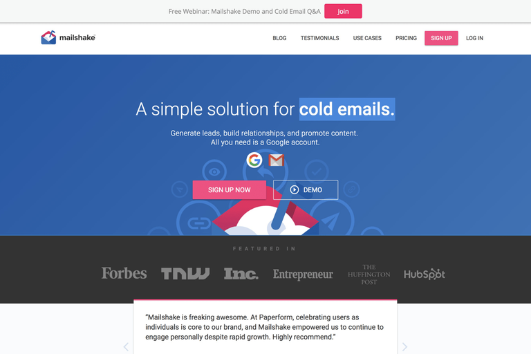 3 mailshake.com best cold email support4good