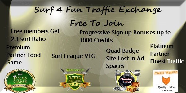 Surf 4 Fun Traffic Exchange