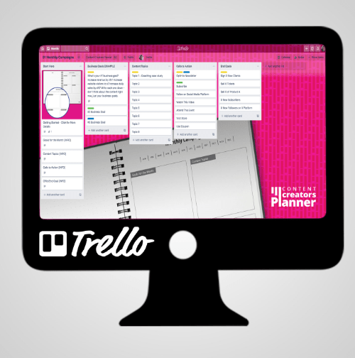 Trello Content Creators Planner- 8 Ways to Maximize Your Time and Increase Productivity While Working From Home