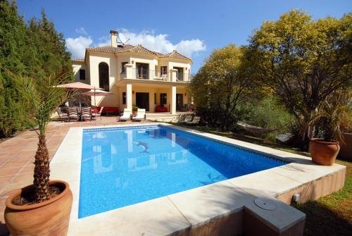 Master Bedroom in Private villa in lovely village Hotel, Benahavís, Spain