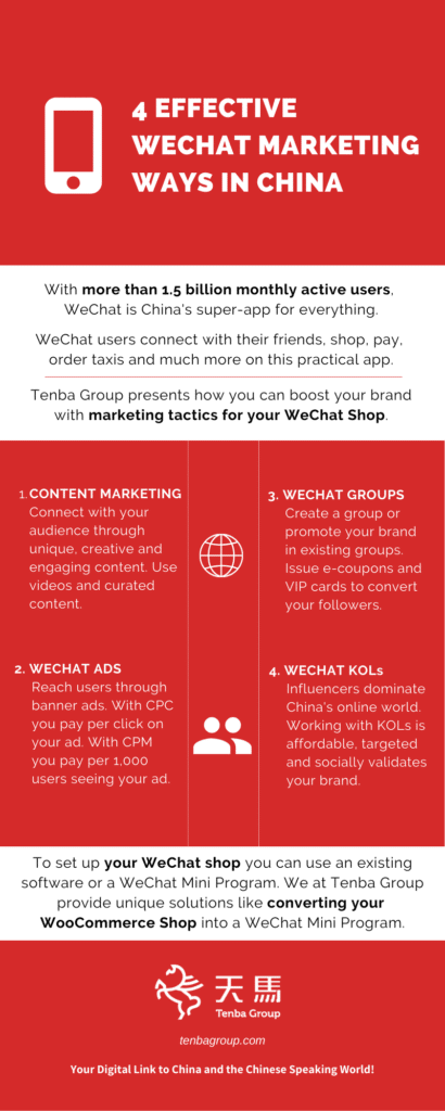 4 x WeChat Marketing in China