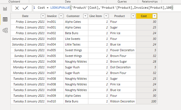 lookupvalue powerpivot