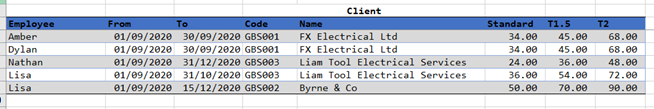 multiple column match excel