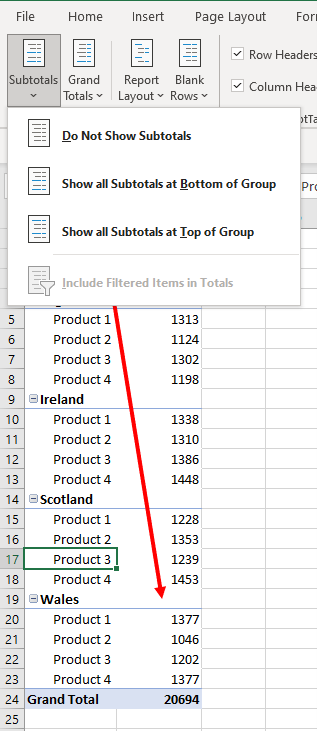 excel pivot tables