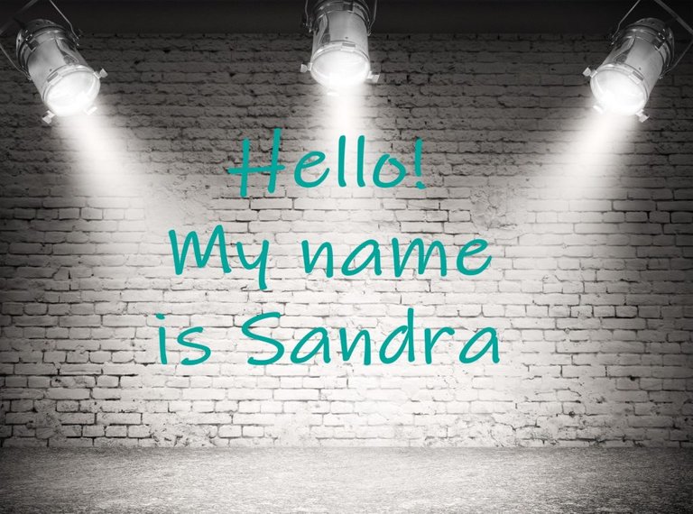 Hello, my name is Sandra