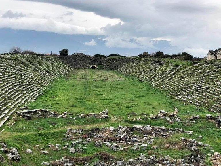 The huge stadium called Augusteum, dedicated to the emperor Augustus in Aphrodisias