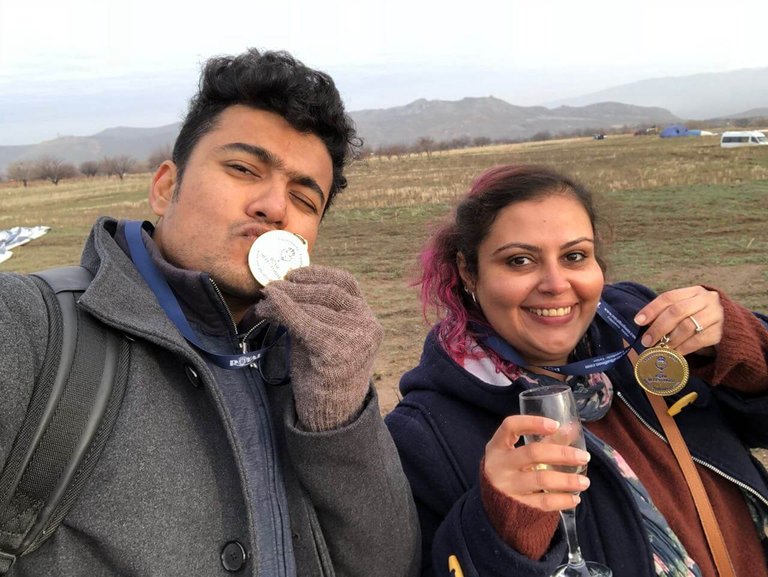 Royal Balloon Cappadocia also gifts you gold medals as mementos for completing the flight successfully