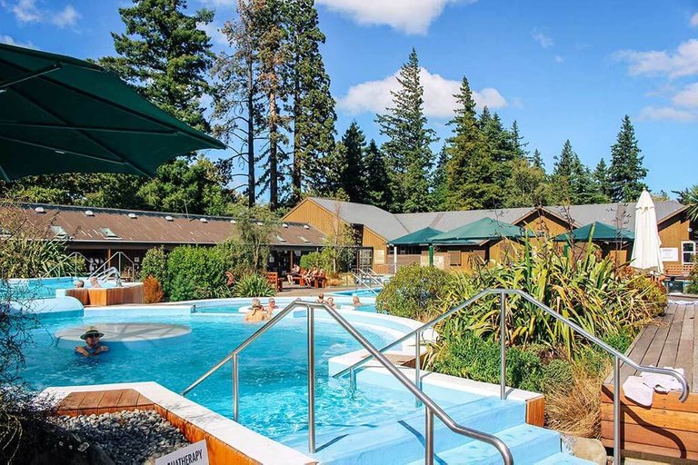 Chilling in the hot pools at Hanmer Springs is the most relaxing thing to do in New Zealand South Island