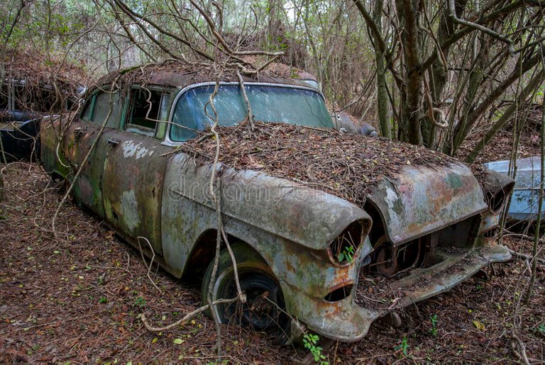 An example of an old jalopy