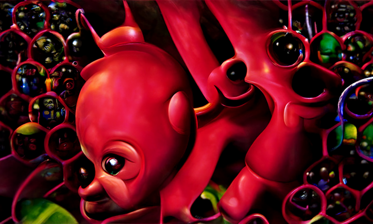 Teletubbies by David Dougal Williams hyperdetailed