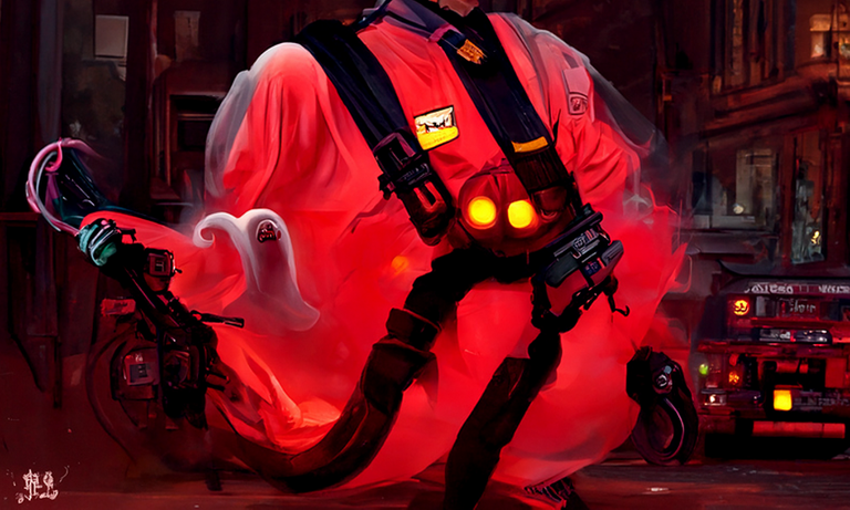 a Ghostbuster by Adam Saks CGSociety