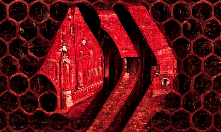 a tunnel by Jan van Eyck