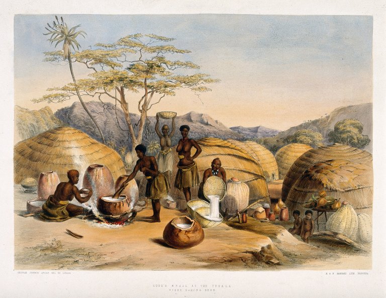 Women brewing in Africa
