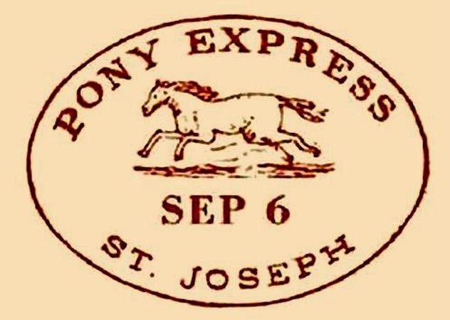 Pony Express'60 West bound 1860