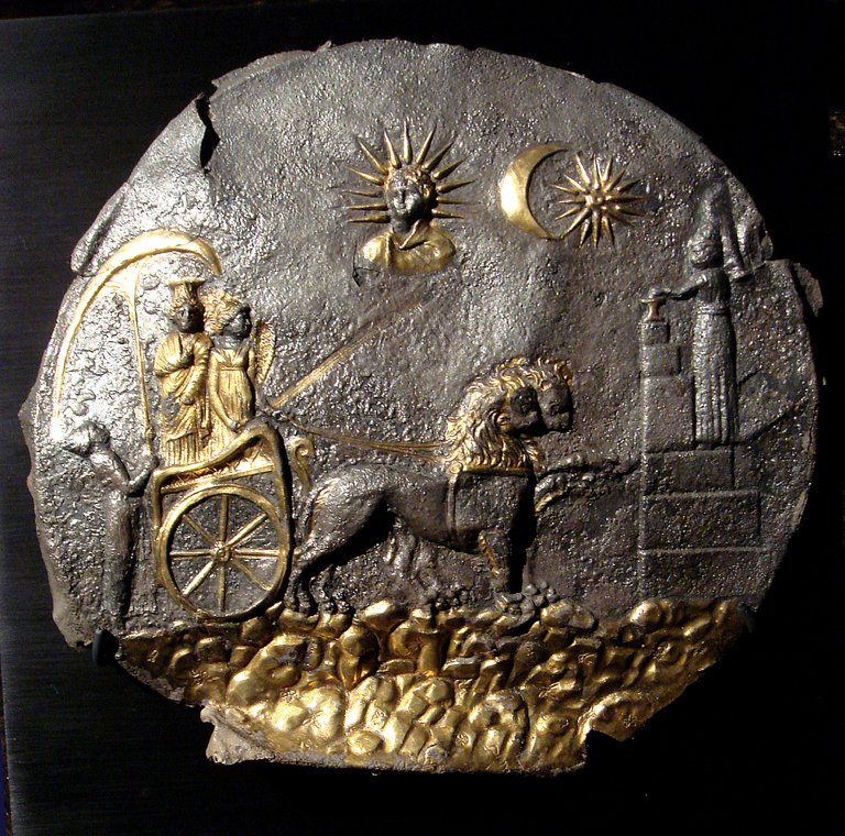 Representation on a coin from 2nd century BC