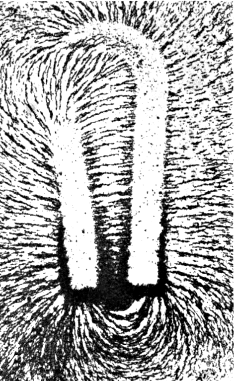 magnetic field over horseshoe magnet