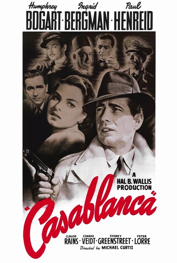 Poster Casablanca -  Fuente Wikipedia