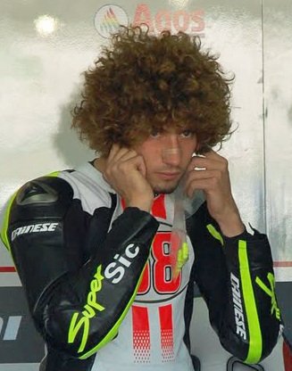 Marco Simoncelli 2009 Valencia (cropped)