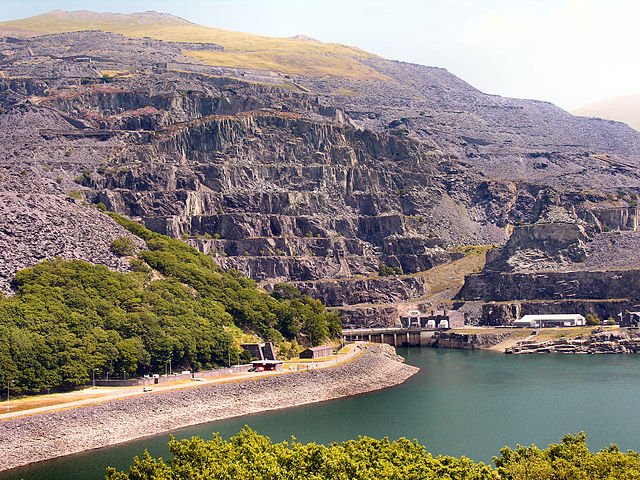 The Dinorwig Power Station in Wales.