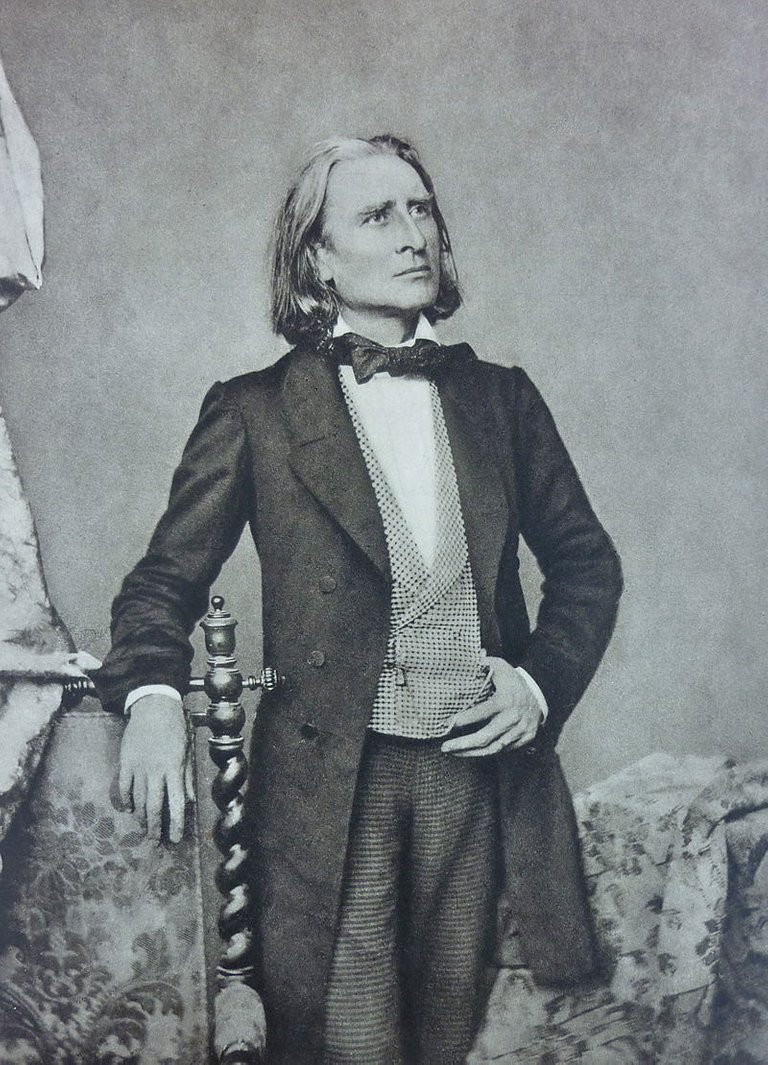 Liszt in 1858. Photo Source - Wikipedia 