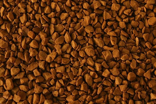 Freeze-dried coffee, a form of instant coffee