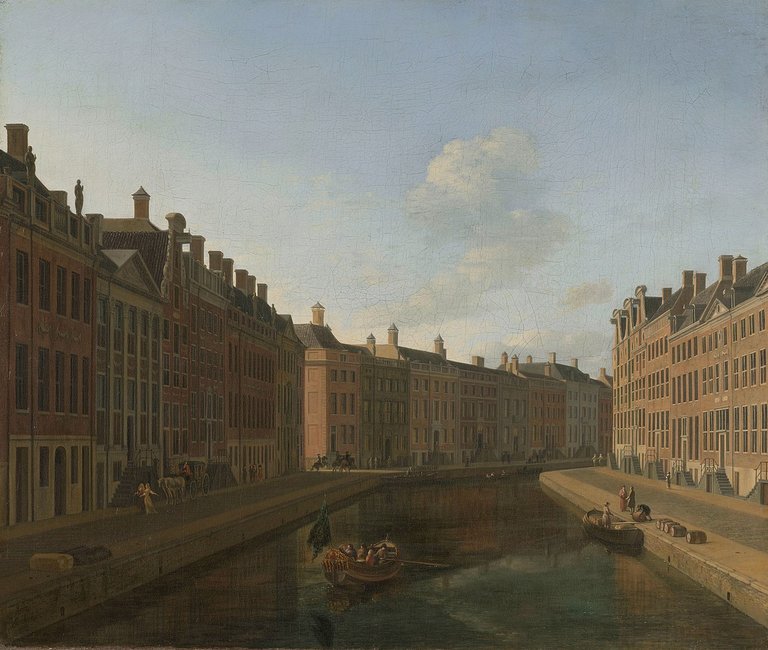 17th century Amsterdam - Gerrit Adriaensz. Berckheyde - source: Wikimedia Commons