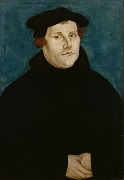 Lucas Cranach d.Ä. (Werkst.) - Porträt des Martin Luther (Deutsches Historisches Museum)