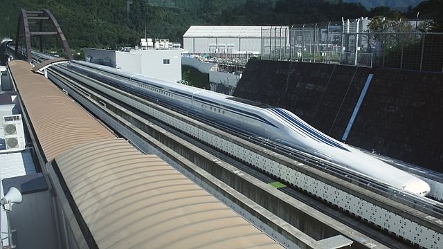 L0 Series on SCMaglev test track in Yamanashi Prefecture, Japan