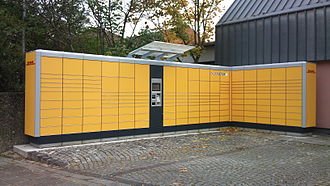 DHL Packing station in germany