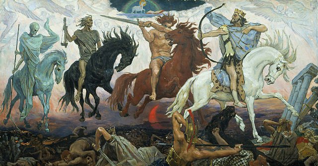 Viktor Mikhailovich Vatsenov: "Four Riders of the Apocalypse" (source: Wkimieda Commons)