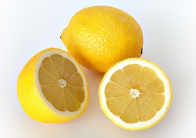 Lemon juice tastes sour because it contains 5% to 6% citric acid and has a pH of 2.2. (high acidity)