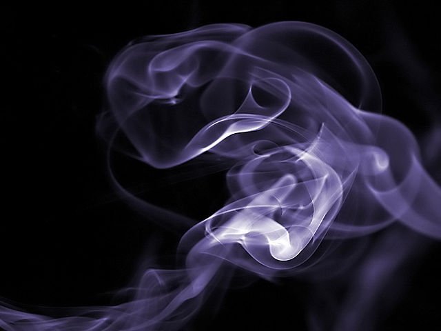 Drifting smoke particles provide clues to the movement of the surrounding gas.
