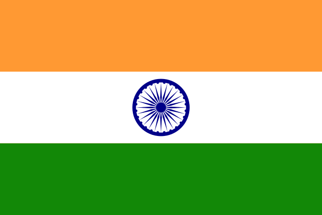 Indian flag from Wikipedia