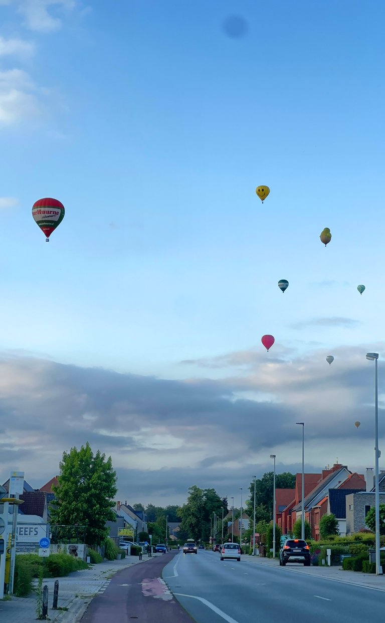 Caught on the Way Home: A Sky Full of Balloons
