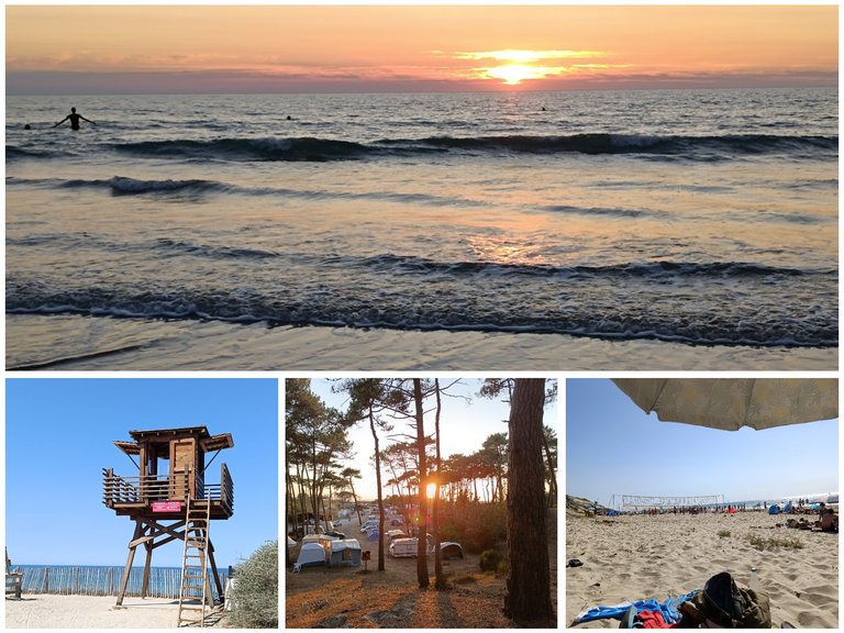 Beachvolleyball at the beach in Le Gurp 🇫🇷 and - My My Actifit Report Card: August 24 2025