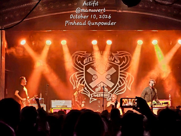 Pinhead Gunpowder - Bum Rush Tour - My Actifit Report Card: October 10 2026