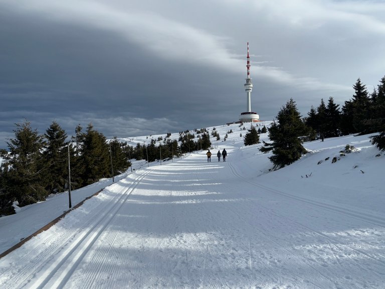 TV Tower on the summit of Pradéd, Czechia