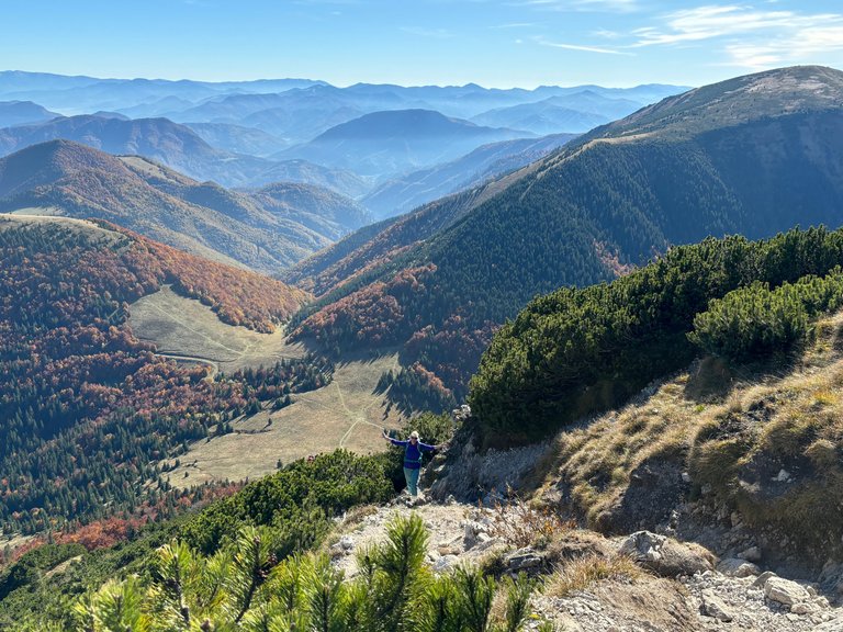 View from Veľký Rozsutec (1610m a.s.l.; Slovakian Malá Fatra mountains