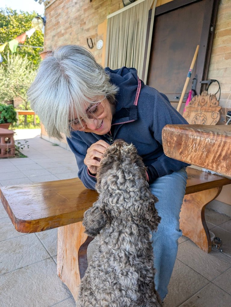 PHOTO: my guest, completely smitten with Choko