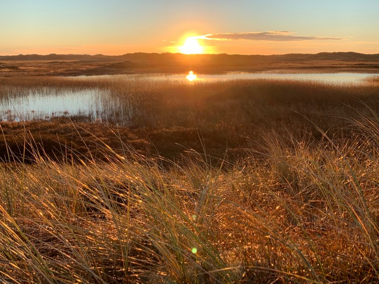 sunrise near Radbjerg Mile, Denmark