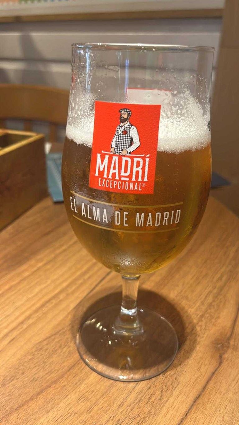 Madri Lager in the Pub