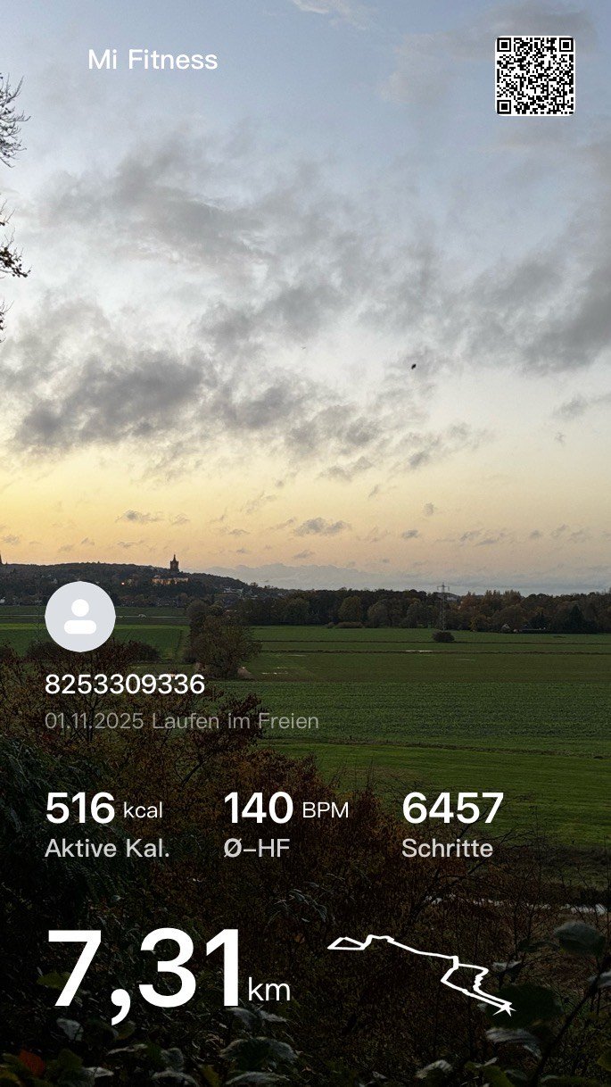 Lockerer Lauf und Power-Up-Day, November 25