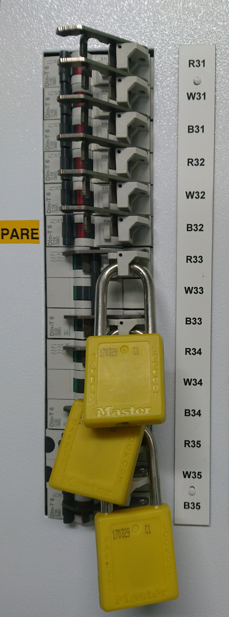 Locked Out Electrical Isolation